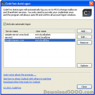 CodeTwo AutoLogon screenshot